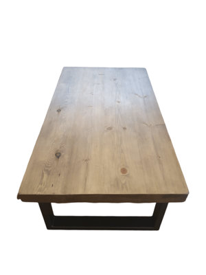 TRL Handmade Furniture Chunky & Sturdy Coffee TableMid Oak80Cm(L) X 80Cm(W)