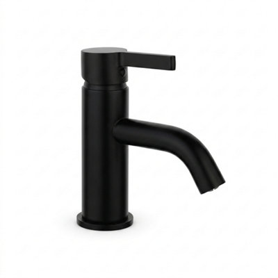 ARKO BATHROOM Arko Monobloc Bathroom Sink TapsBasin Mixer Taps With Single LeverBlack