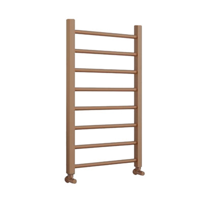 ARKO BATHROOM Arko Towel RadiatorHeated Towel Rails,wall Mounted Ladder Radiators  500X800mm,brushed Bronze from B&Q
