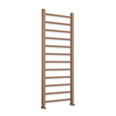 ARKO BATHROOM Arko Towel RadiatorHeated Towel Rails,wall Mounted Ladder Radiators  500X1200mmBrushed Bronze from B&Q