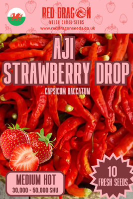 Aji Strawberry Chilli Seeds10 Fresh Seeds