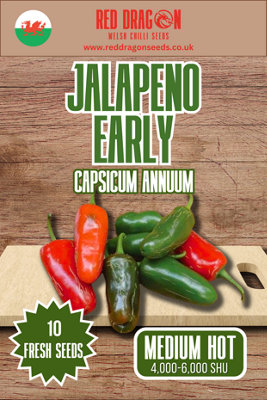 Jalapeno Early10 Fresh Seeds from B&Q