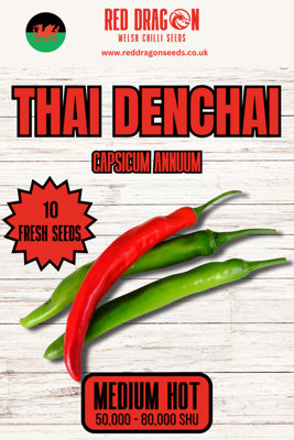 Thai Denchai Chilli Seeds10 Fresh Seeds from B&Q