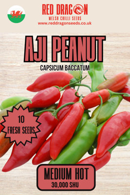 Aji Peanut Chilli Seeds10 Fresh Seeds