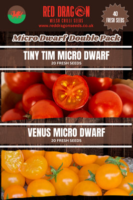Micro Dwarf Double Pack Tomato Seeds from B&Q