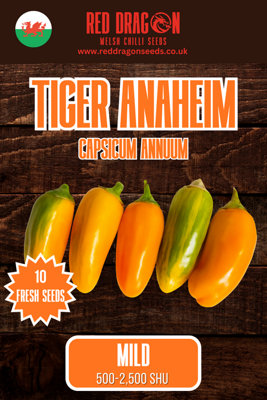 B&Q -  Tiger Anaheim Chilli Seeds For Growing Hot Peppers