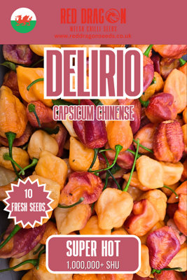 B&Q -  Delirio Chilli Seeds For Growing Hot Peppers