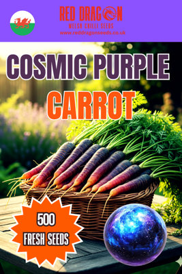 B&Q -  Cosmic Purple Carrot Seeds For Vegetable Garden Growing