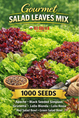 B&Q -  Gourmet Lettuce Mix Seeds For Fresh Salad Growing
