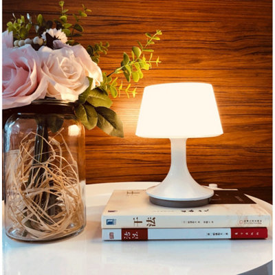 Avilo - Table Lamp - Remote Control - Dimmable - White - Image 4