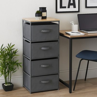 Avilo - 4 Drawer Chest of Drawers - Grey - Image 4
