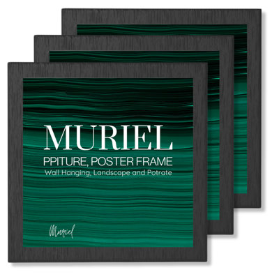 Black Picture Frame Photo Frame Perspex Sheet For Wall Or TableLandscape Portrait Orientation 12.7 X 12.7 Cm from B&Q