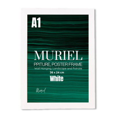 A1 White Picture Frame Photo Frame Perspex Sheet For Wall Or TableLandscape Portrait Orientation A1 (59.4 X 84.1 Cm) from B&Q