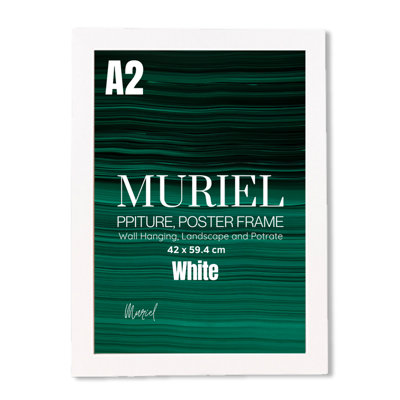 White Picture Frame Photo Frame Perspex Sheet For Wall Or TableLandscape Portrait Orientation A2 (42 X 59.4 Cm) from B&Q