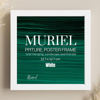 White Picture Frame Photo Frame Perspex Sheet For Wall Or TableLandscape Portrait Orientation 12.7 X 12.7 Cm from B&Q