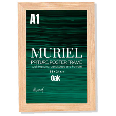 Oak Picture Frame Photo Frame Perspex Sheet For Wall Or TableLandscape Portrait Orientationa1 (59.4 X 84.1 Cm) from B&Q