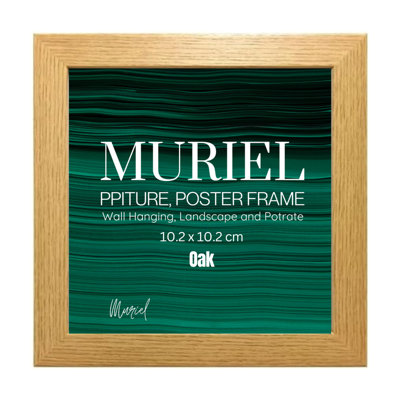 Oak Picture Frame Photo Frame Perspex Sheet For Wall Or TableLandscape Portrait Orientation 10.2 X 10.2 Cm from B&Q
