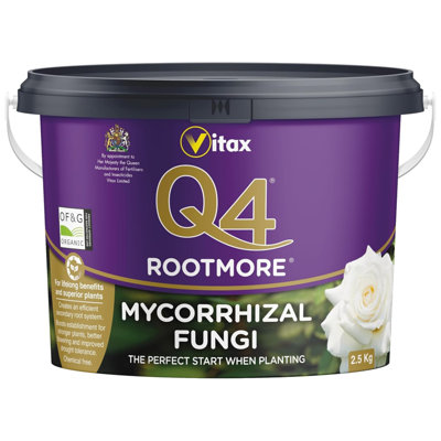 Vitax Q4 Rootmore 2.5Kg Rooting Fertiliser With Mycorrhizal Fungi For Strong Root Growth In Trees Shrubs And Plants from B&Q