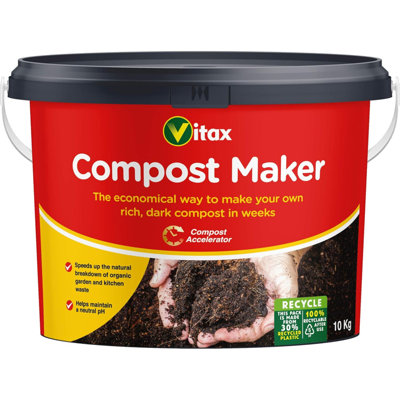  - Vitax Compost Maker 10Kg Speeds Up Garden Waste Composting For Rich Organic Soil And Vegetable Beds