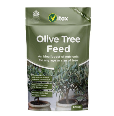 Vitax Olive Tree Feed 0.9Kg  Nutrients For Healthy Growth Stronger Roots And Greener Foliage Suitable For Indoor And Outdoor from B&Q