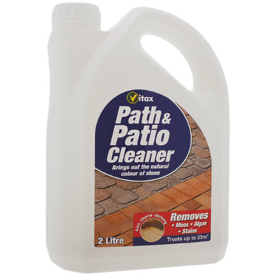 Vitax Path And Patio Cleaner 2L Outdoor Surface Cleaner For Algae Moss And Dirt Removal from B&Q