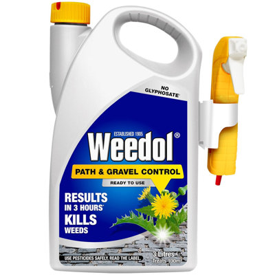 - Weedol Path And Gravel Ready To Use Weedkiller 3L Kills Weeds To The Root On Patios Driveways And Hard Surfaces
