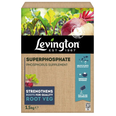 Levington Superphosphate 1.5Kg Plant Food For Strong Root Growth And Fruit Development In All Soil Types from B&Q