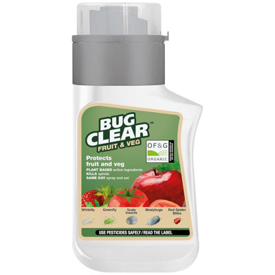 Bugclear Fruit & Veg Concentrate 210Ml Controls Aphids Whitefly And More On Edible Crops And Ornamental Plants from B&Q