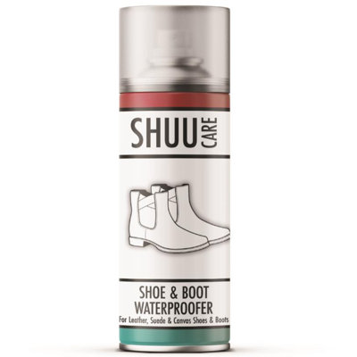 Shuu Shoe And Boot Waterproofer Outdoor Leather Suede Canvas Waterproof Protection Spray 300Ml 3191 from B&Q