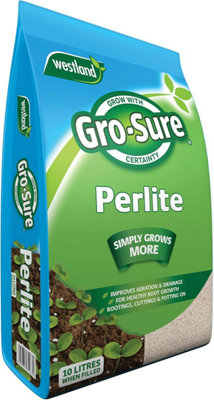  - Westland Gro-Sure Perlite 10L Volcanic Aeration And Soil Drainage Aid For Healthy Root Development