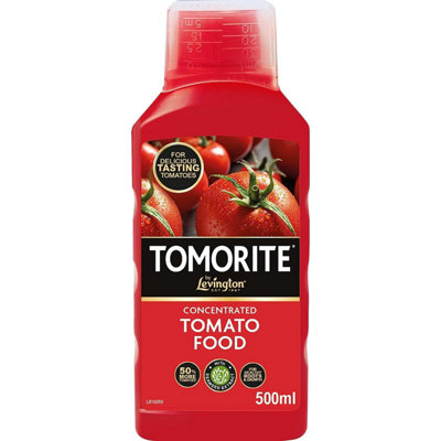 Levington Tomorite Tomato Food Concentrated Fertiliser 500Ml High Potash Formula With Seaweed For Maximum Fruit & Flower Yield from B&Q