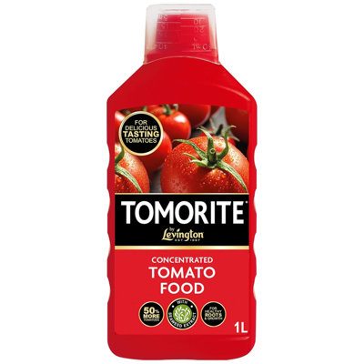 Levington Tomorite Tomato Food Concentrated Fertiliser 1L High Potash Formula With Seaweed For Maximum Fruit & Flower Yield from B&Q
