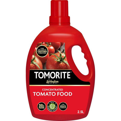 Levington Tomorite Tomato Food Concentrated Fertiliser 2.5L High Potash Formula With Seaweed For Maximum Fruit & Flower Yield from B&Q