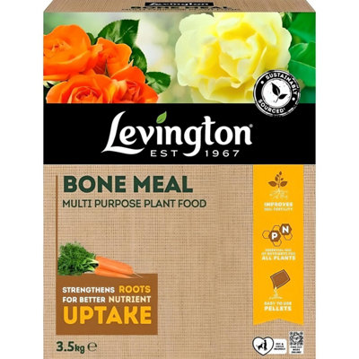Levington Bone Meal 3.5Kg Multi Purpose Organic Root Building Fertilizer Pellets For Roses Trees And Vegetables Npk 5 10 0 from B&Q