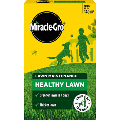 Miracle Gro Healthy Lawn 3.5Kg Concentrated Lawn Food Fertilizer For Greener Thicker Grass 140M2 Coverage Npk 14 0 5 from B&Q