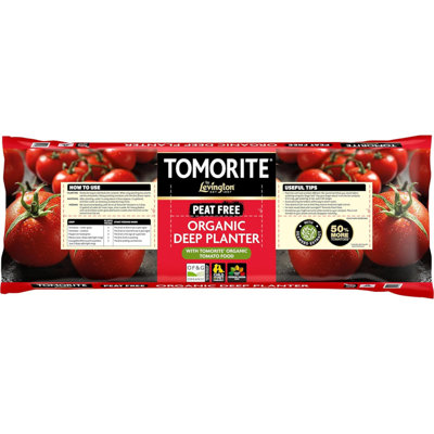  - Levington Tomorite Peat Free Deep Planter 46L Ideal For TomatoesPeppers & Cucumbers In Greenhouse Or Patio