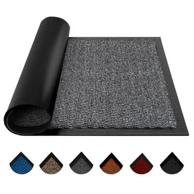  - Barrier Mat 90X150 Cm Grey Non Slip Indoor Door Mat For Home Entrances Hallways And Porches