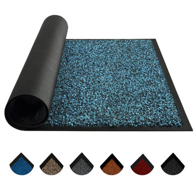  - Barrier Mat 60X80 Cm Blue Non Slip Indoor Door Mat For Home Entrances Hallways And Porches