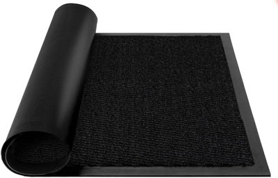  - Barrier Mat 100X170 Cm Black Non Slip Indoor Door Mat For Home Entrances Hallways And Porches