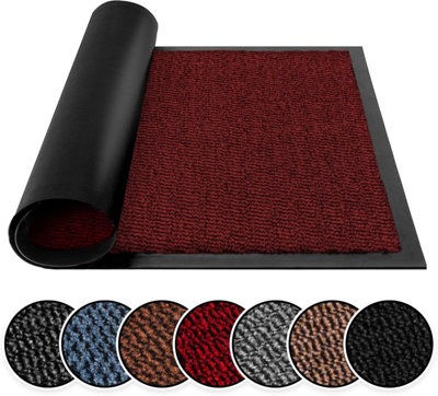 - Barrier Mat 90X150 Cm Red Non Slip Indoor Door Mat For Home Entrances Hallways And Porches