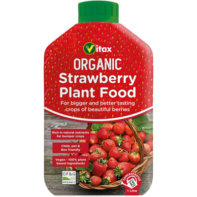  - Organic Liquid Strawberry Fertiliser 1L High Potash Feed For Soft Fruit And Berries Bee Friendly Ofg Certified Organic Concentrate