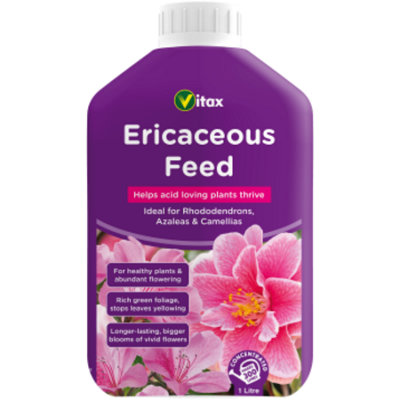 Vitax Liquid Ericaceous Feed 1L Specialist Fertilizer For Azaleas Camellias And Rhododendrons With Added Iron And Manganese from B&Q