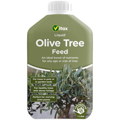 Vitax Liquid Olive Tree Feed 1L Specialist Concentrated Fertilizer With Seaweed And Micronutrients For Healthy Foliage And Fruit from B&Q