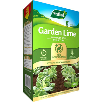 Westland Garden Lime 4Kg Soil Conditioner For Lawns And Garden Soil - Image 3