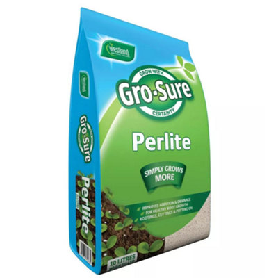  - Westland Gro-Sure Perlite 10L Soil Conditioner For Compost Aeration & Drainage Growing Media Bag