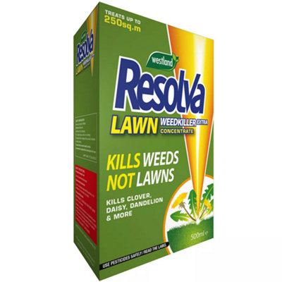 Westland Resolva Lawn Weedkiller Extra 500Ml Concentrate Selective Lawn Weedkiller - Image 3