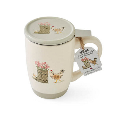 Cooksmart Hen House Lane Infuser Mug from B&Q