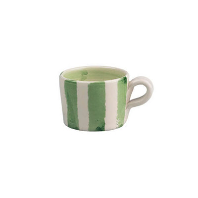 Selbrae House Green Stripe Ceramic Espresso Cup from B&Q