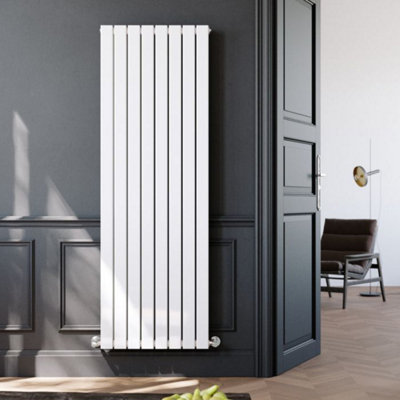  - Planet Radiators Flat Panel Double 1800 X 608mm Cast Iron Style Radiator White