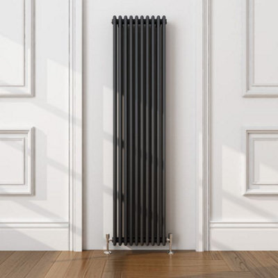  - Planet Radiators 3 Column 1800 X 470mm Cast Iron Style Radiator Anthracite